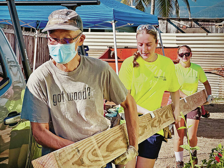 HABITAT FOR HUMANITY MAUI
                                Long-term volunteers and AmeriCorps members provide vital manpower to support Habitat for Humanity Maui’s rebuilding efforts for island families.